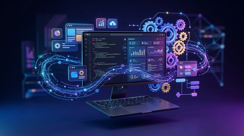 Custom software development services by Reypub Digital — tailor-made business software and dashboards